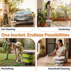 Smart Multiuse Portable Sprayer with Adjustable 8-Mode Nozzle & Rechargeable Power