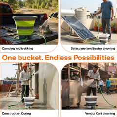 Smart Multiuse Portable Sprayer with Adjustable 8-Mode Nozzle & Rechargeable Power